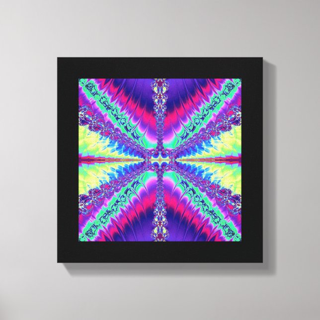 Impresión de lienzo estirado Fractal 76 (Anverso)