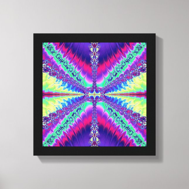 Impresión de lienzo estirado Fractal 76 (Anverso)