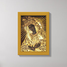 Impresión de lienzo estirado MADONNA NEGRO
