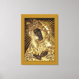 Impresión de lienzo estirado MADONNA NEGRO