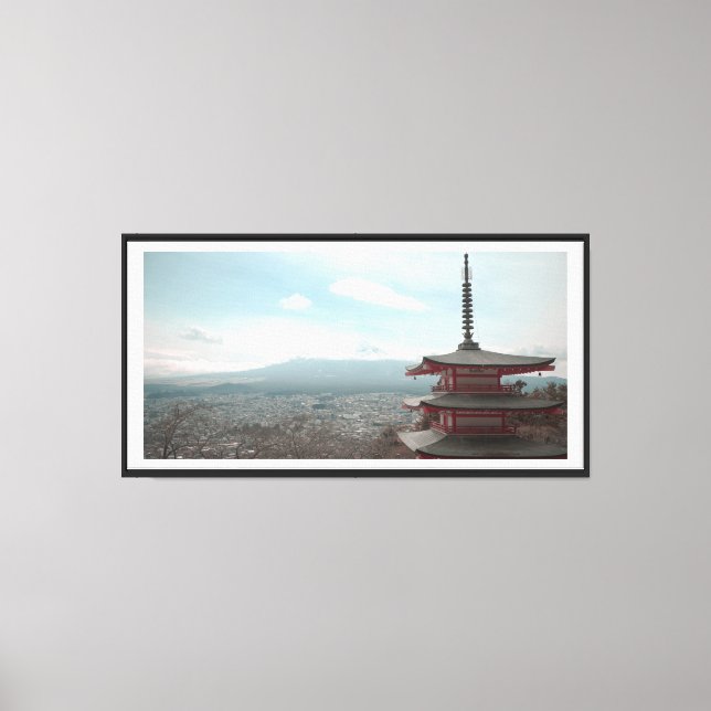 Impresión de lienzo estirado - Mt Fuji (Anverso)
