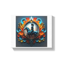 Impresión de lienzo estirado "Native American Drea