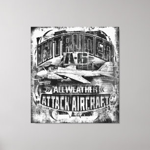 Impresión de lienzo estirado para intrusos A-6