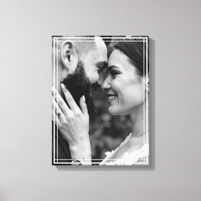 Impresión de lienzo estirado personalizado (Anverso)