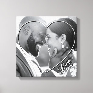 Impresión de lienzo estirado personalizado de tu f