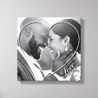 Impresión de lienzo estirado personalizado de tu f