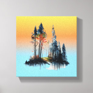 Impresión de lienzo estirado - Playa