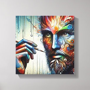 Impresión de lienzo estirado por artistas etéreos