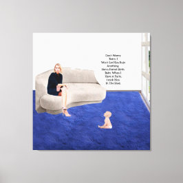 Impresión de lienzo estirado por bebé forzado