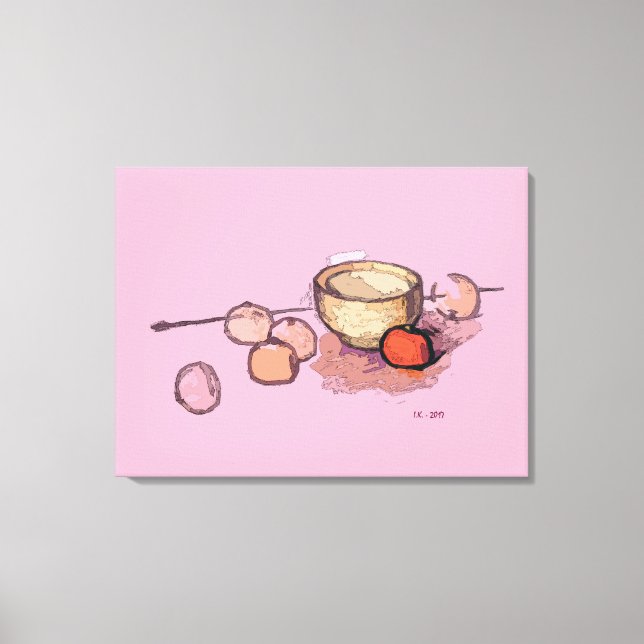 Impresión de lienzo estirado 'STL #1' (Anverso)