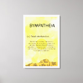 Impresión de lienzo estirado Sympatheia