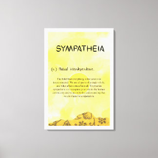 Impresión de lienzo estirado Sympatheia