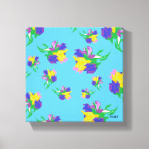 Impresión de lienzo estirado : Tulipanes en flor