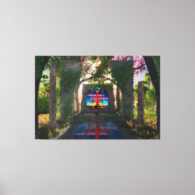 Impresión de lienzo Eternal Light Easter (Anverso)