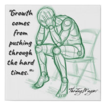 Impresión de lienzo falso "Growth"