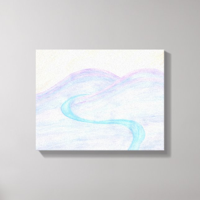 Impresión de lienzo fantasma de río (Anverso)