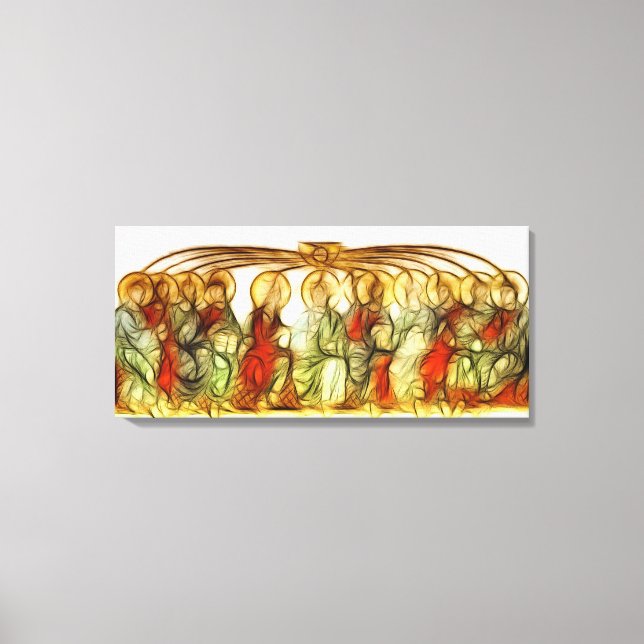 Impresión de lienzo fino de 12 apóstoles (Anverso)