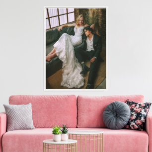 Impresión de lienzo fotográfico con Boda extra gra