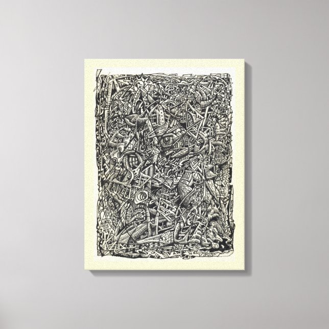 Impresión de lienzo fragmentado (Anverso)