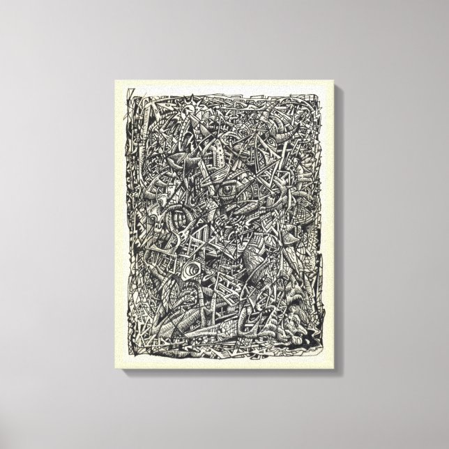 Impresión de lienzo fragmentado (Anverso)