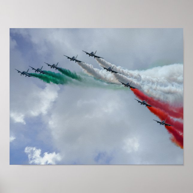 Impresión de lienzo Frecce Tricolori (Frente)