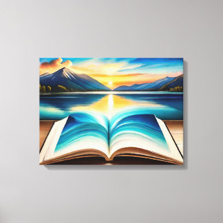 impresión de lienzo fresco de sol natural