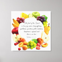 Impresión de lienzo galatians 5:22-23