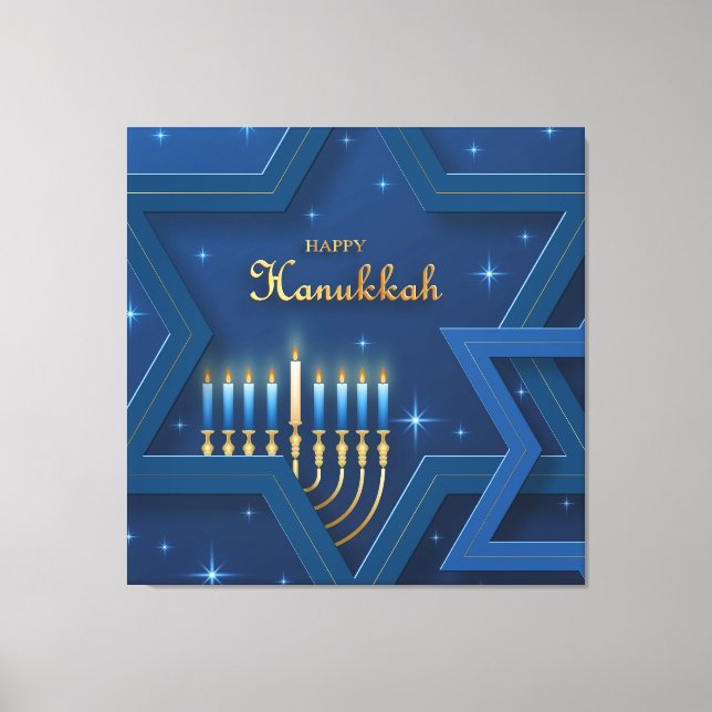 Impresión de lienzo Hanukkah (Anverso)
