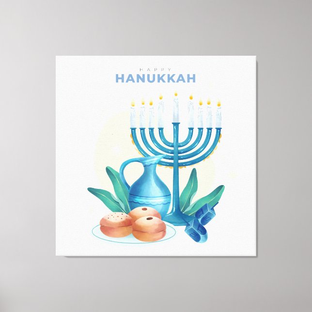 Impresión de lienzo Hanukkah (Anverso)