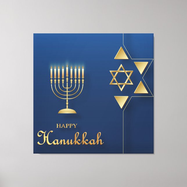 Impresión de lienzo Hanukkah (Anverso)