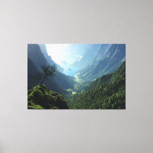Impresión de lienzo Highland Spring (XL Triptych)