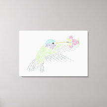 Impresión de lienzo Hummingbird