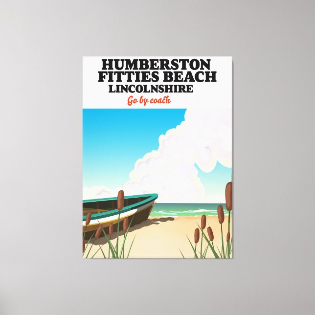 Impresión de lienzo Ingoldmells South Beach lincol (Anverso)