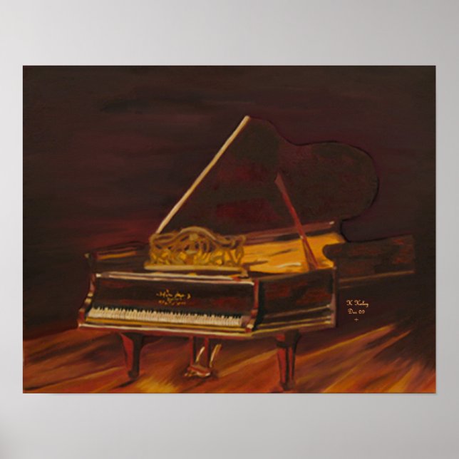 Impresión de lienzo Mahogany Melody (Frente)