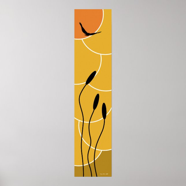 Impresión de lienzo mate de 2 paisajes australiano (Frente)