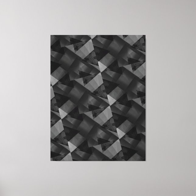 Impresión de lienzo moderna - GRIS-NEGRO-Muy agrad (Anverso)