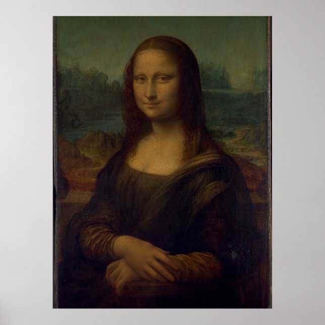 Impresión de lienzo Mona Lisa (Frente)