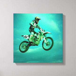 Impresión de lienzo Motocross