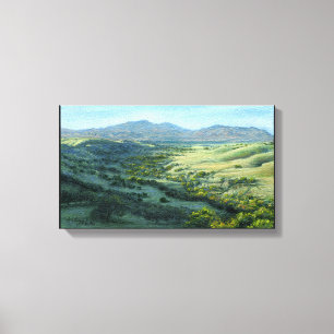 Impresión de lienzo "Mount Diablo Southern View"