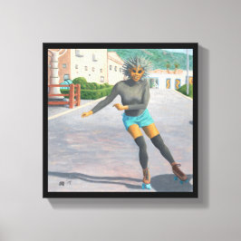 Impresión de lienzo para afición a patinaje en pat