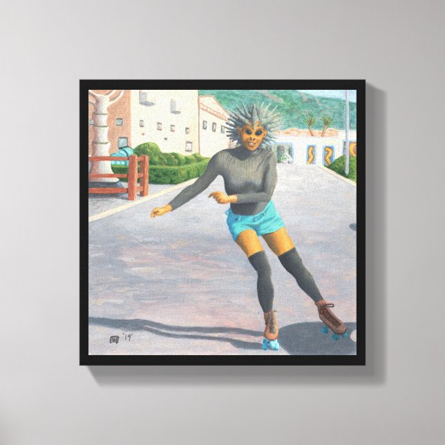 Impresión de lienzo para afición a patinaje en pat (Anverso)