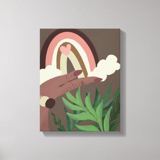 Impresión de lienzo para amantes de la planta natu (Anverso)