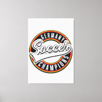 Impresión de lienzo para campeones de fútbol de Br