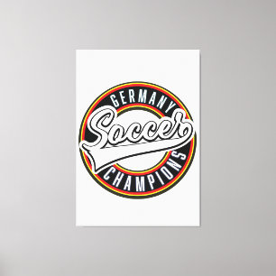 Impresión de lienzo para campeones de fútbol de Br