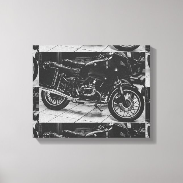 Impresión de lienzo para motociclistas (Anverso)