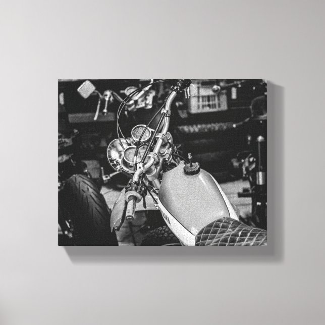 Impresión de lienzo para motociclistas (Anverso)