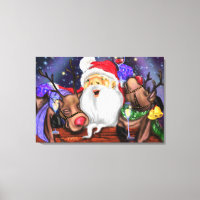Impresión de lienzo para Navidades divertidos de S