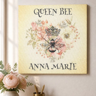 Impresión de lienzo personalizado de Shabby Chic C