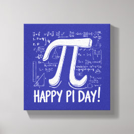 Impresión de lienzo Pi Day - Arte de matemáticas e
