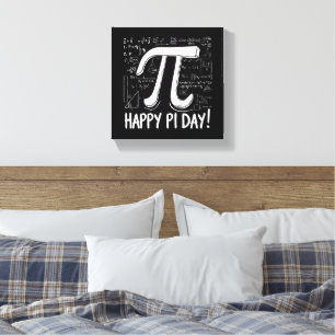Impresión de lienzo Pi Day - Arte de matemáticas e